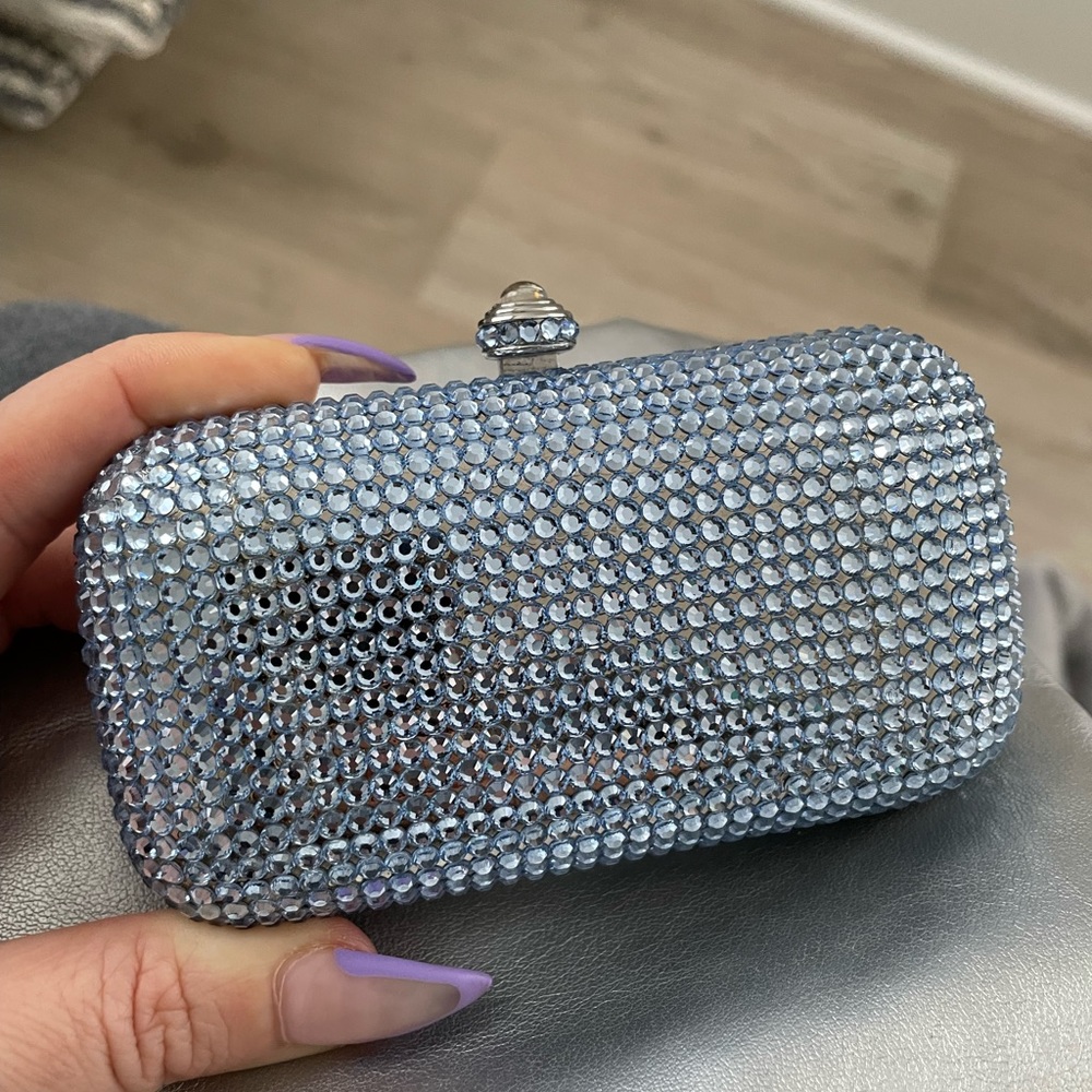 Tiny crystal clutch